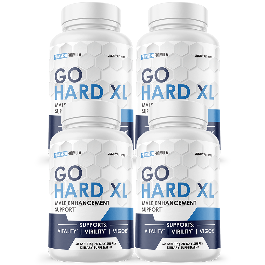 Go Hard XL - Male Virility - 4 Botlles